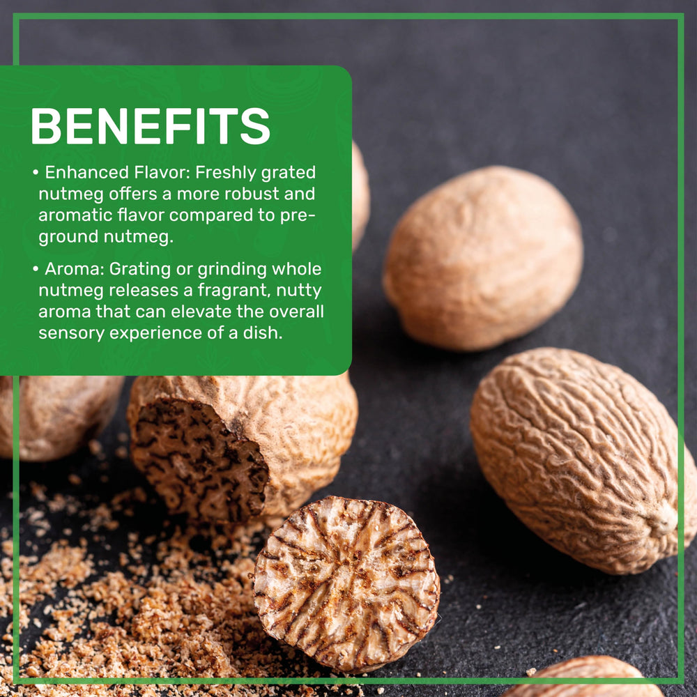 Jiva Organics Nutmeg Latte Topping adding depth to drinks.