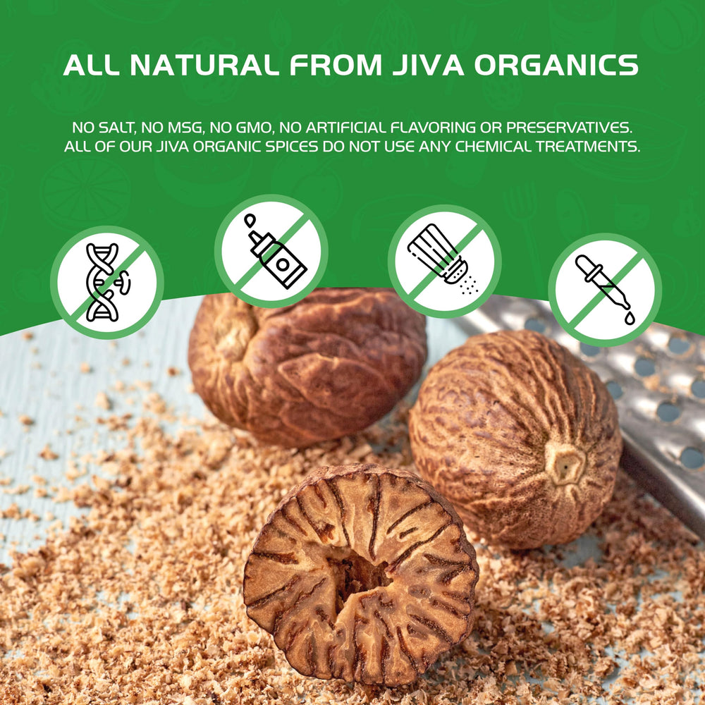 Jiva Organics Nutmeg Farm Harvest from Sri Lanka.