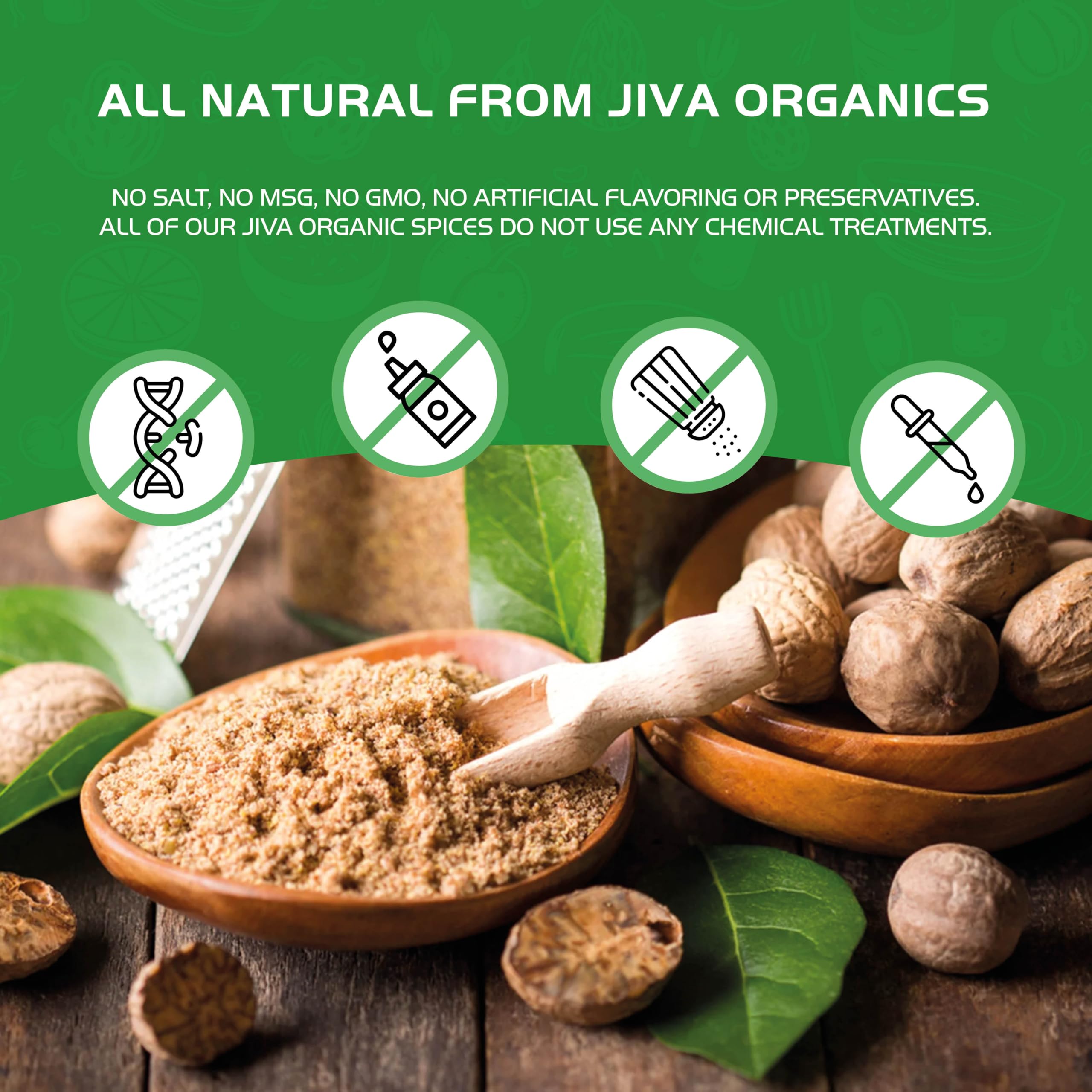 Jiva Organics nutmeg powder Sri Lanka harvest ensures freshness