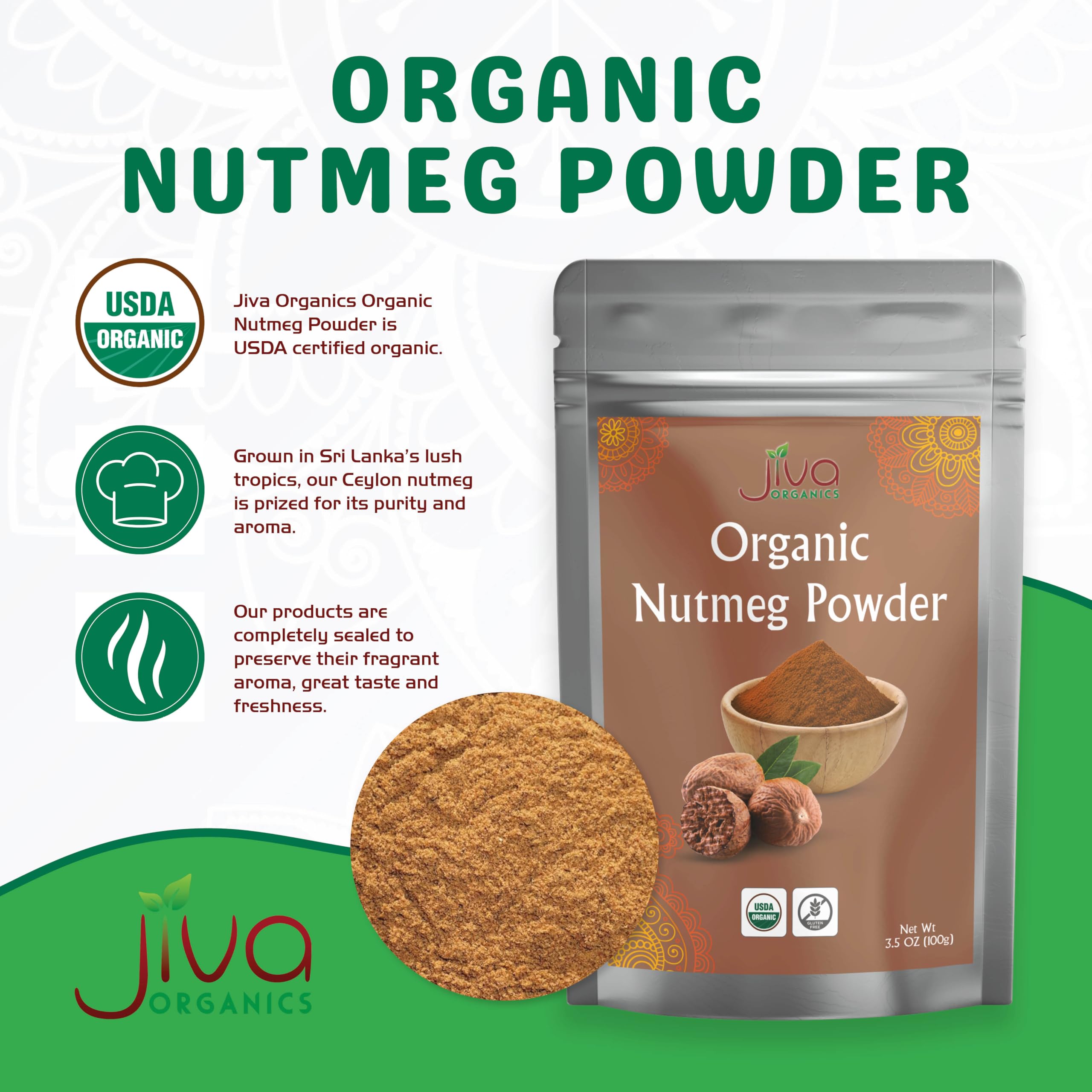 Jiva Organics resealable pouch preserves aroma for everyday cooking