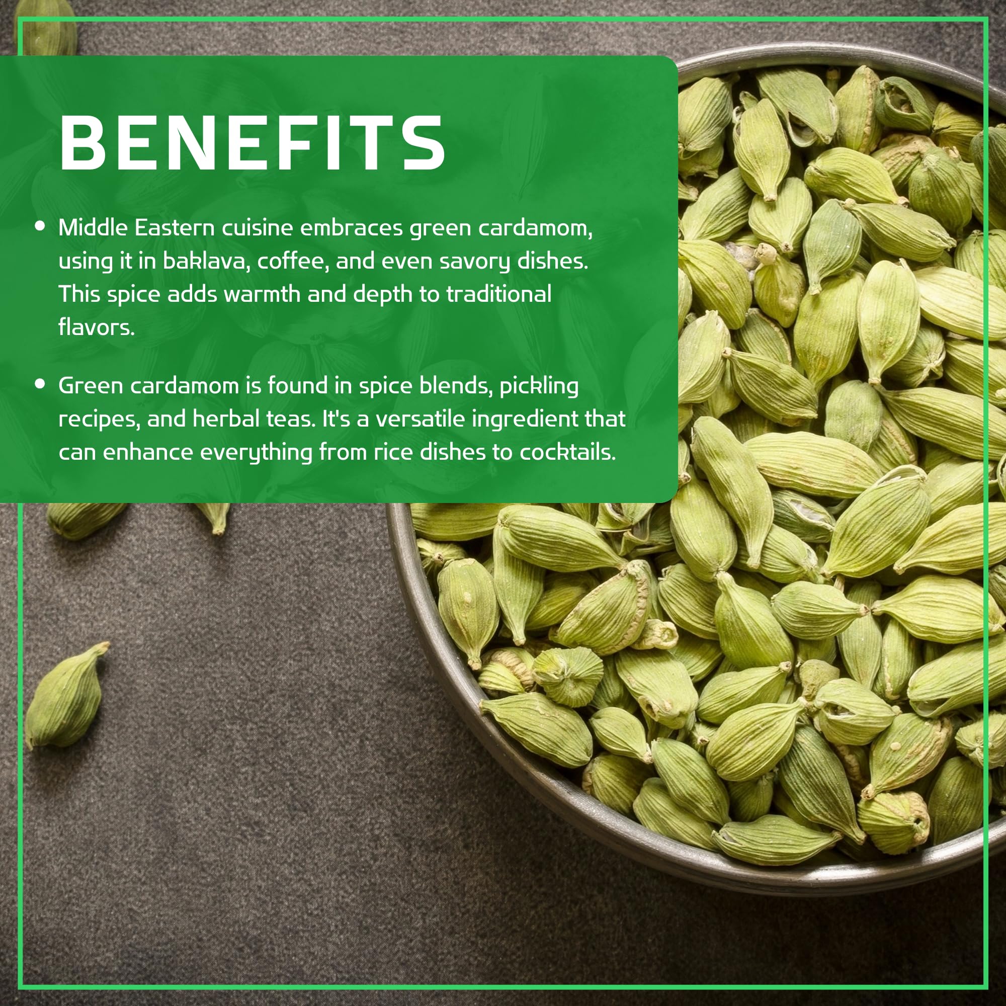 Organic certification label on Jiva Organics cardamom pods