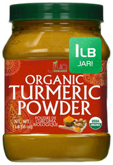 Jiva Organics Organic Turmeric Powder jar, organic resealable bottle for flavorful curries