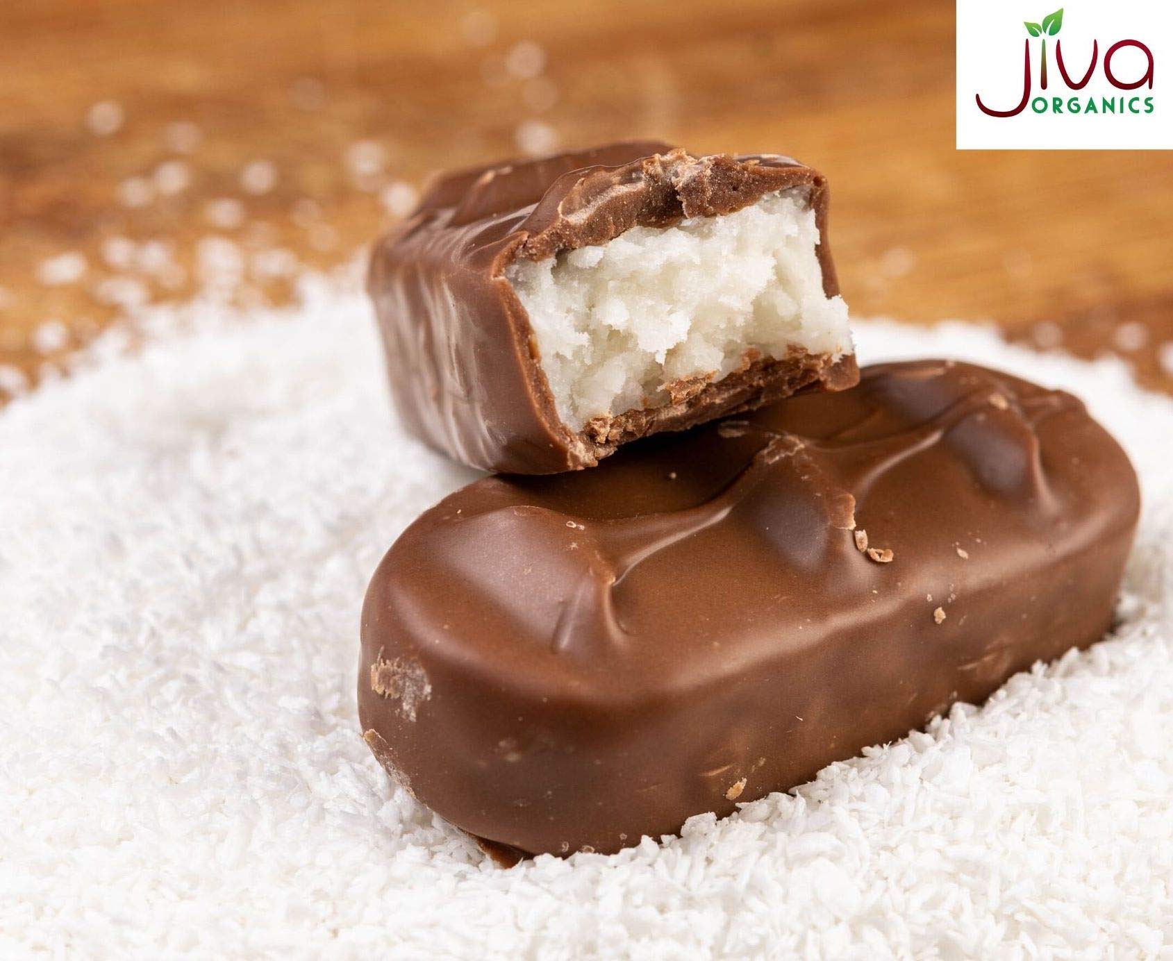 Jiva Organics coconut aroma enhances tropical desserts and smoothies.