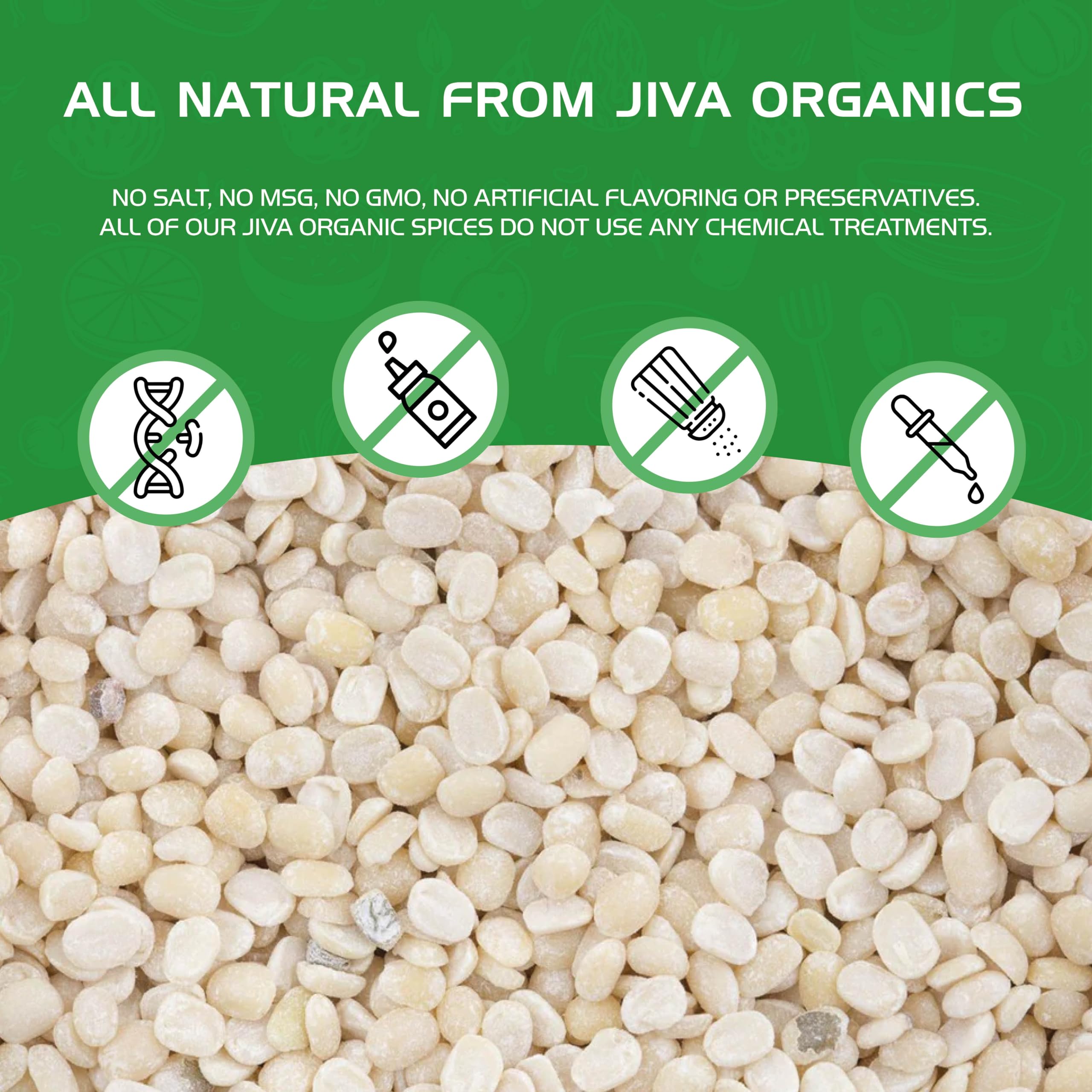 Jiva Organics Urad Dal storage bag kept in a cool, dry place
