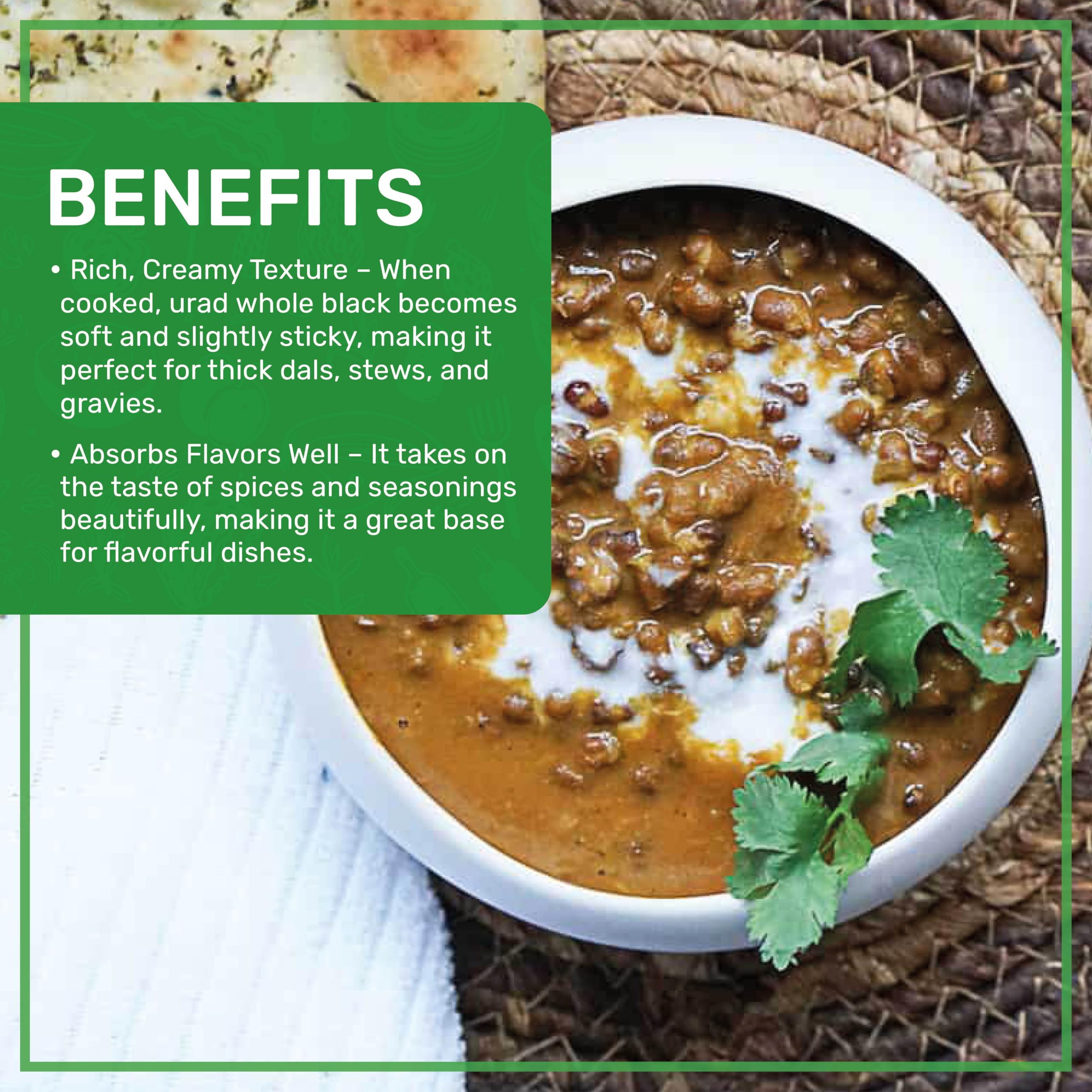 Jiva Organics Urad Whole cooking steam indicating creamy dal texture