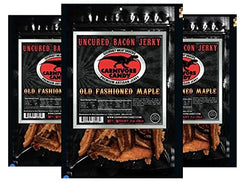 JJD USA Carnivore Candy Old-Fashioned Maple Bacon Jerky pack for on-the-go protein snack