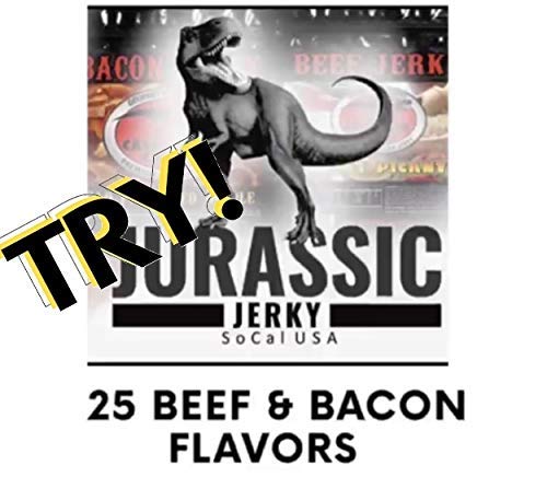 JJD USA Maple Bacon Jerky tasting closeup with rich aroma and texture