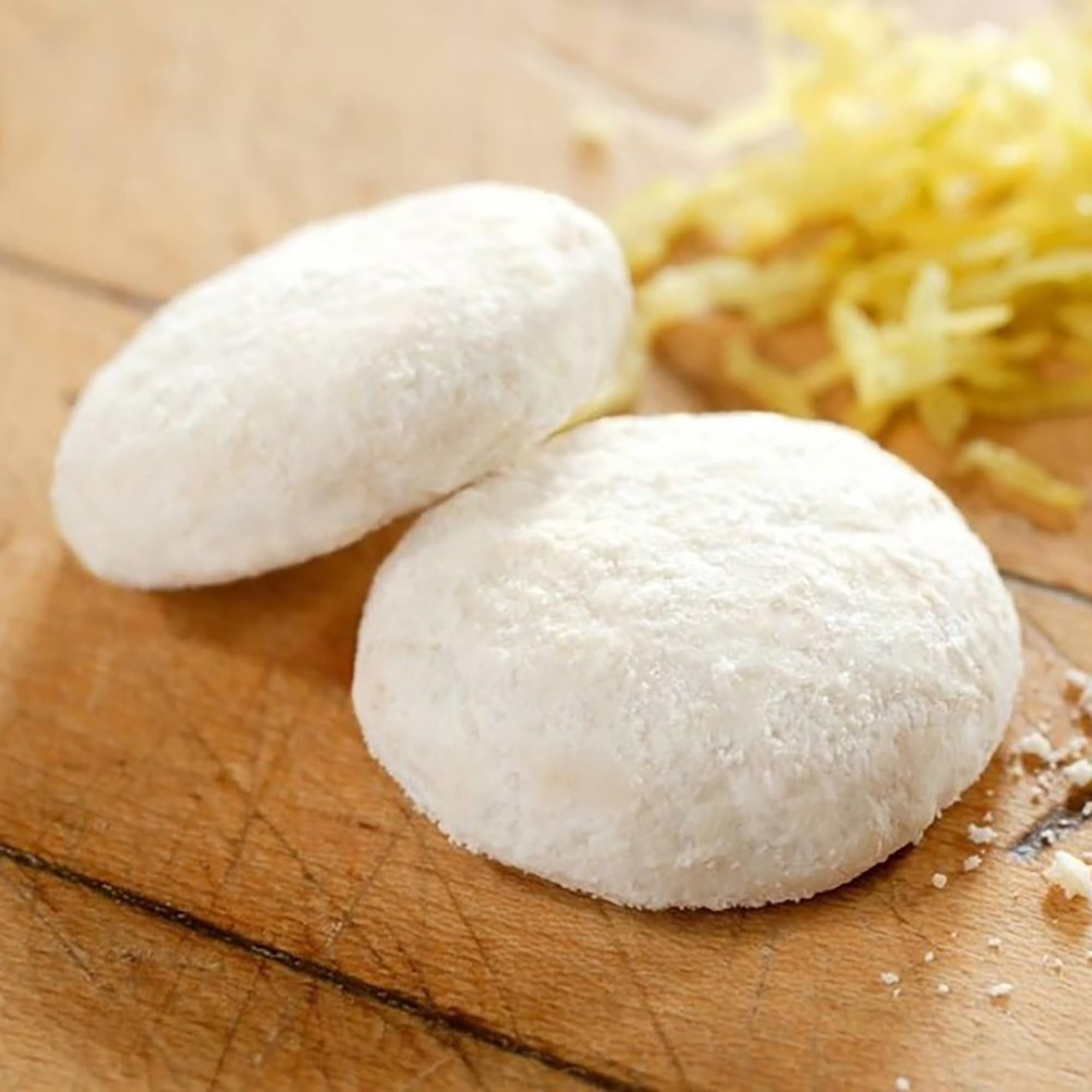 J&amp;M Foods lemon cookies with milk illustrates a classic pairing suggestion
