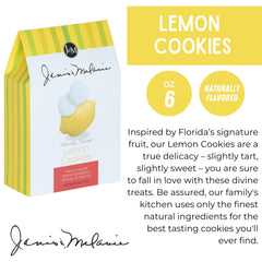 J&amp;M Foods lemon cookies texture close-up highlighting crumb and crisp edges