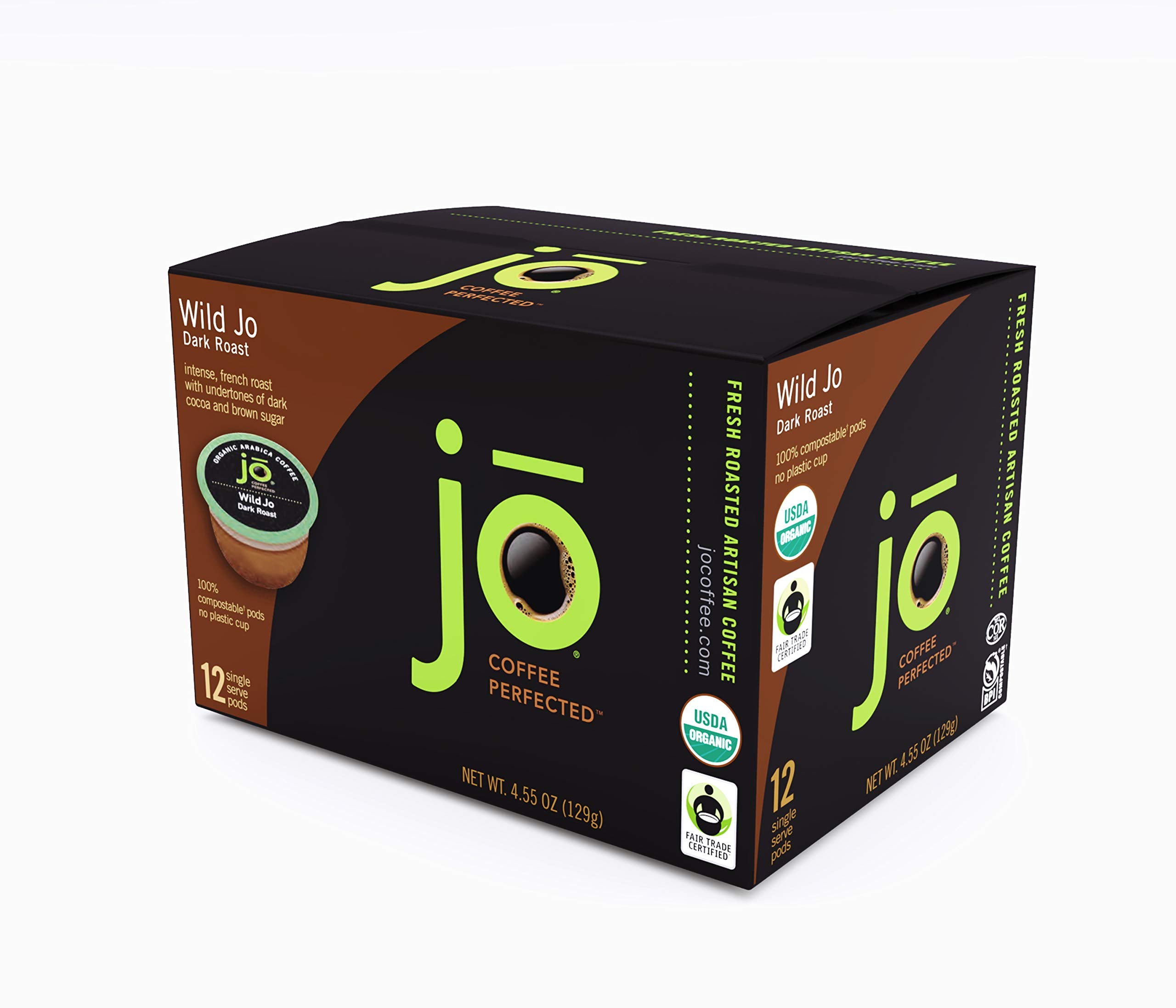 Jo Coffee Wild Jo packaging with resealable pouch preserves freshness and reduces waste