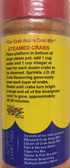 J.O. Crab Seasoning spice jar — versatile flavor for seafood boils