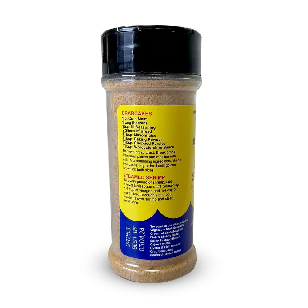 J.O. Spice #1 sprinkled on sizzling shrimp for savory aroma