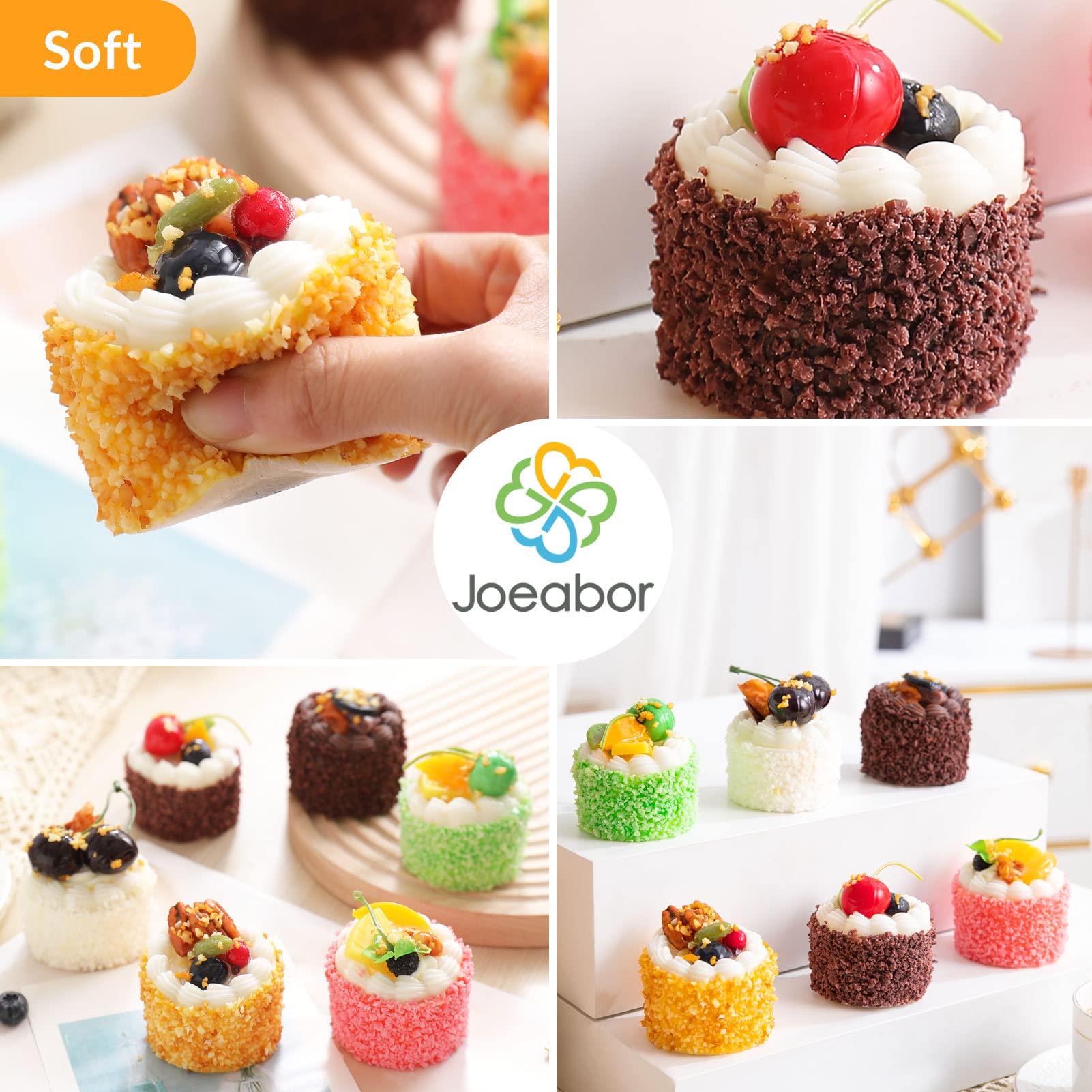 Joeabor durable foam cupcake for long lasting display