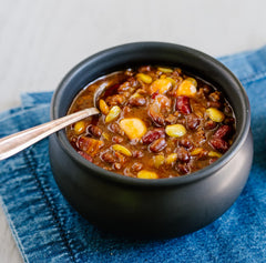 Joan of Arc Butter Beans in a casserole dish for weeknight comfort