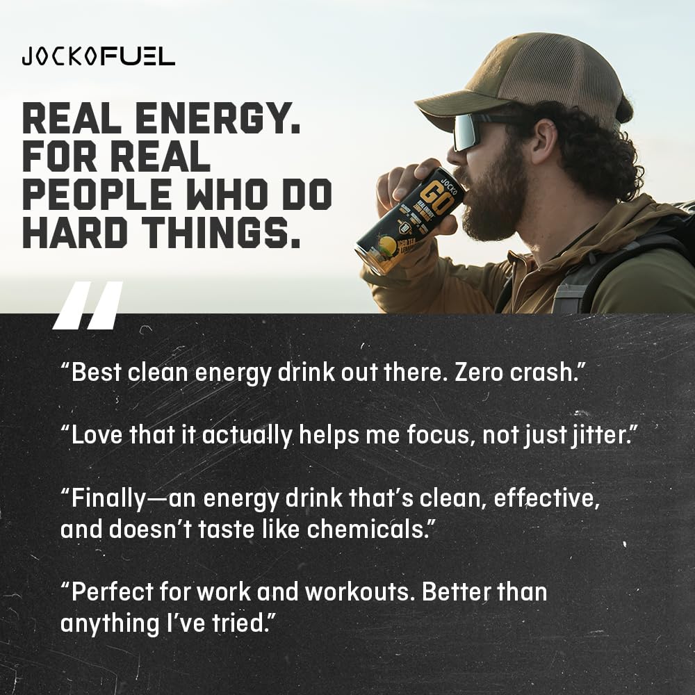 Jocko GO 12-pack display for convenient energy access