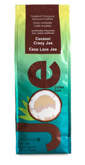 Joe Knows Coconut Crazy Joe bag with premium arabica beans for a rich aroma.
