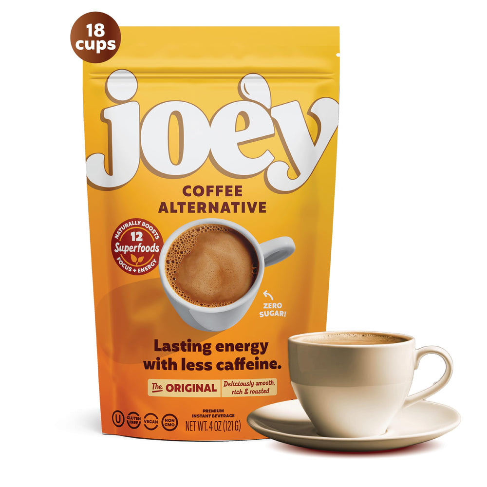 Ingredients view of Joey Mushroom Coffee Alternative with adaptogens.