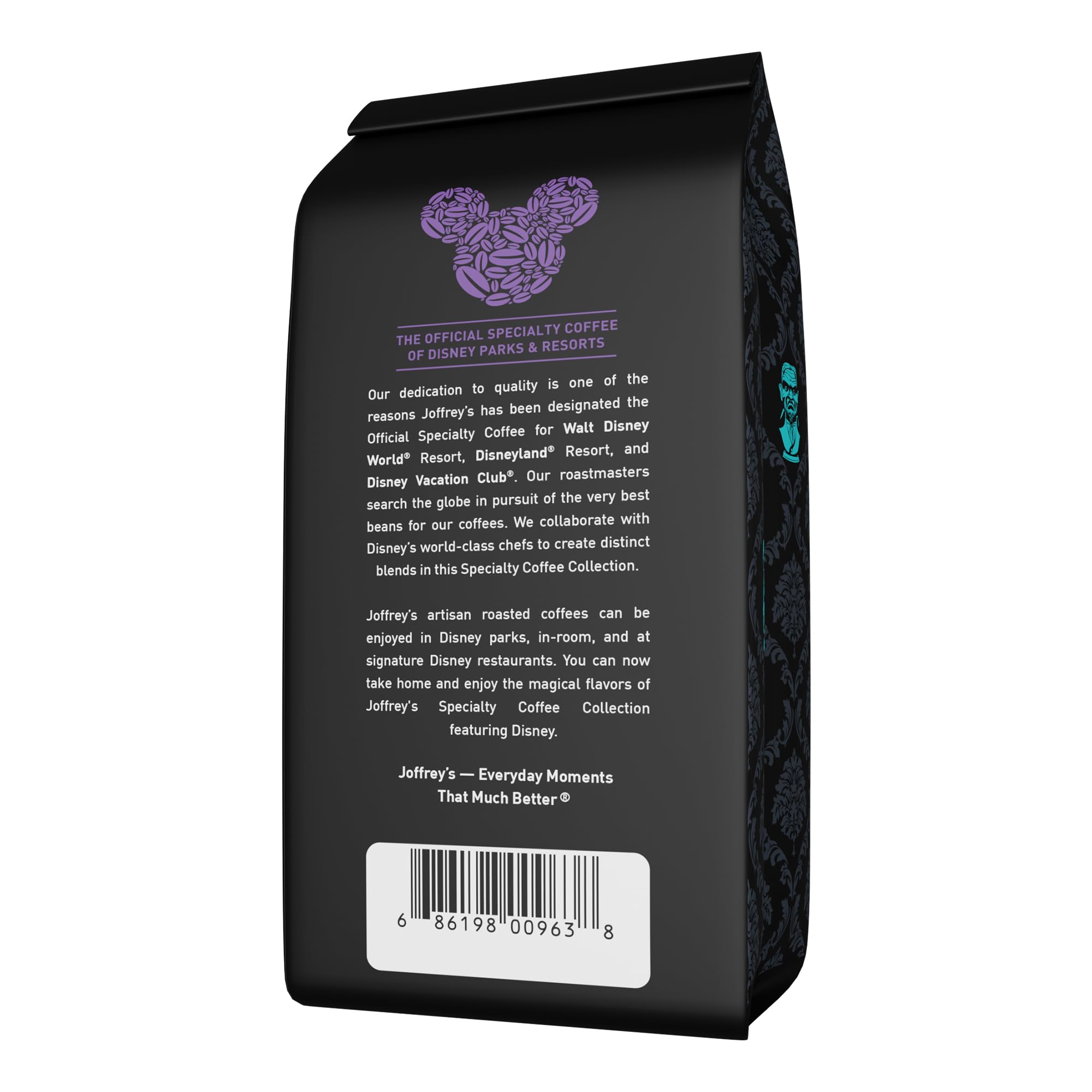 Joffrey's medium roast ground coffee offers balanced flavor for daily brewing.