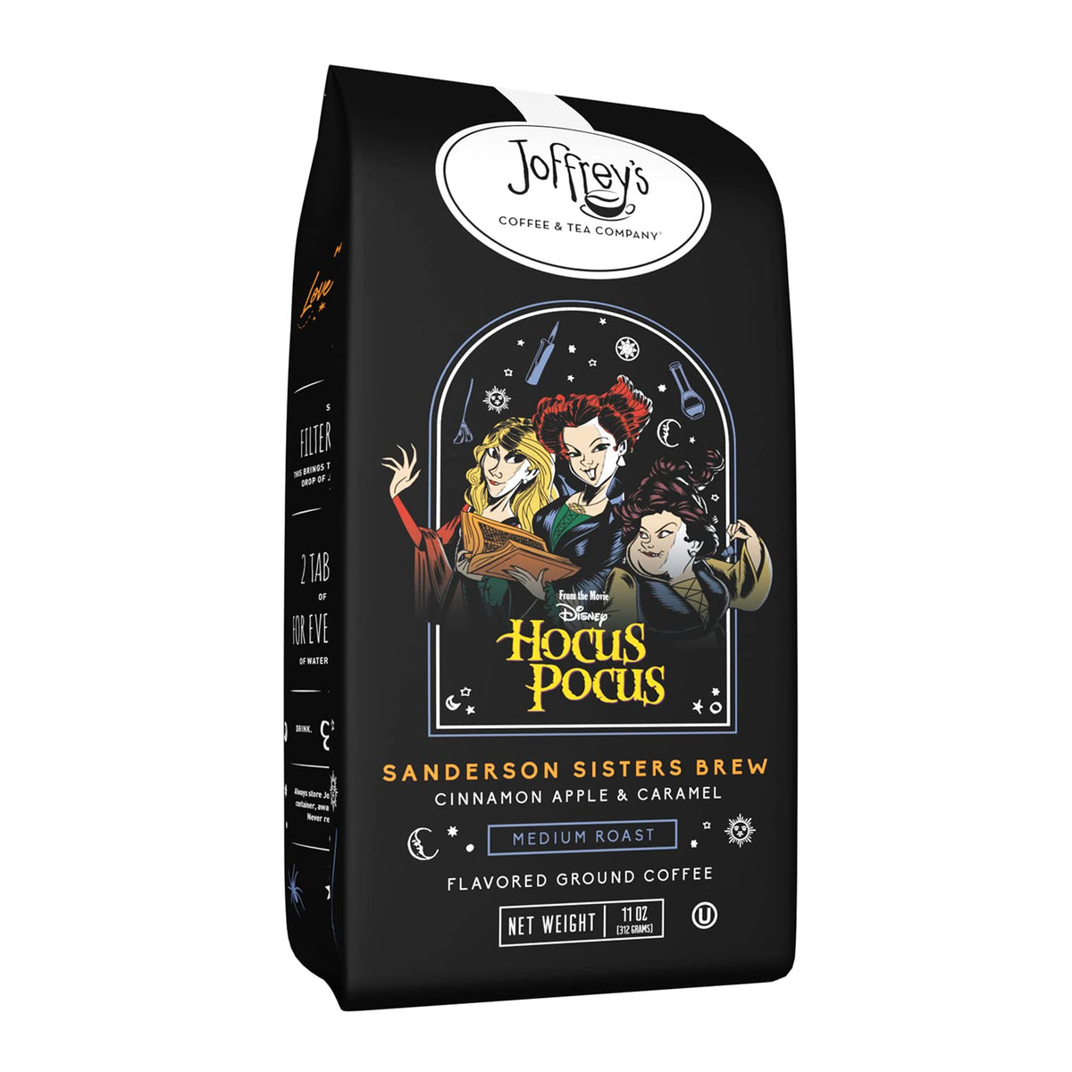 Joffrey's Disney Hocus Pocus Sanderson Sisters Brew pack shot, ideal for cozy fall mornings