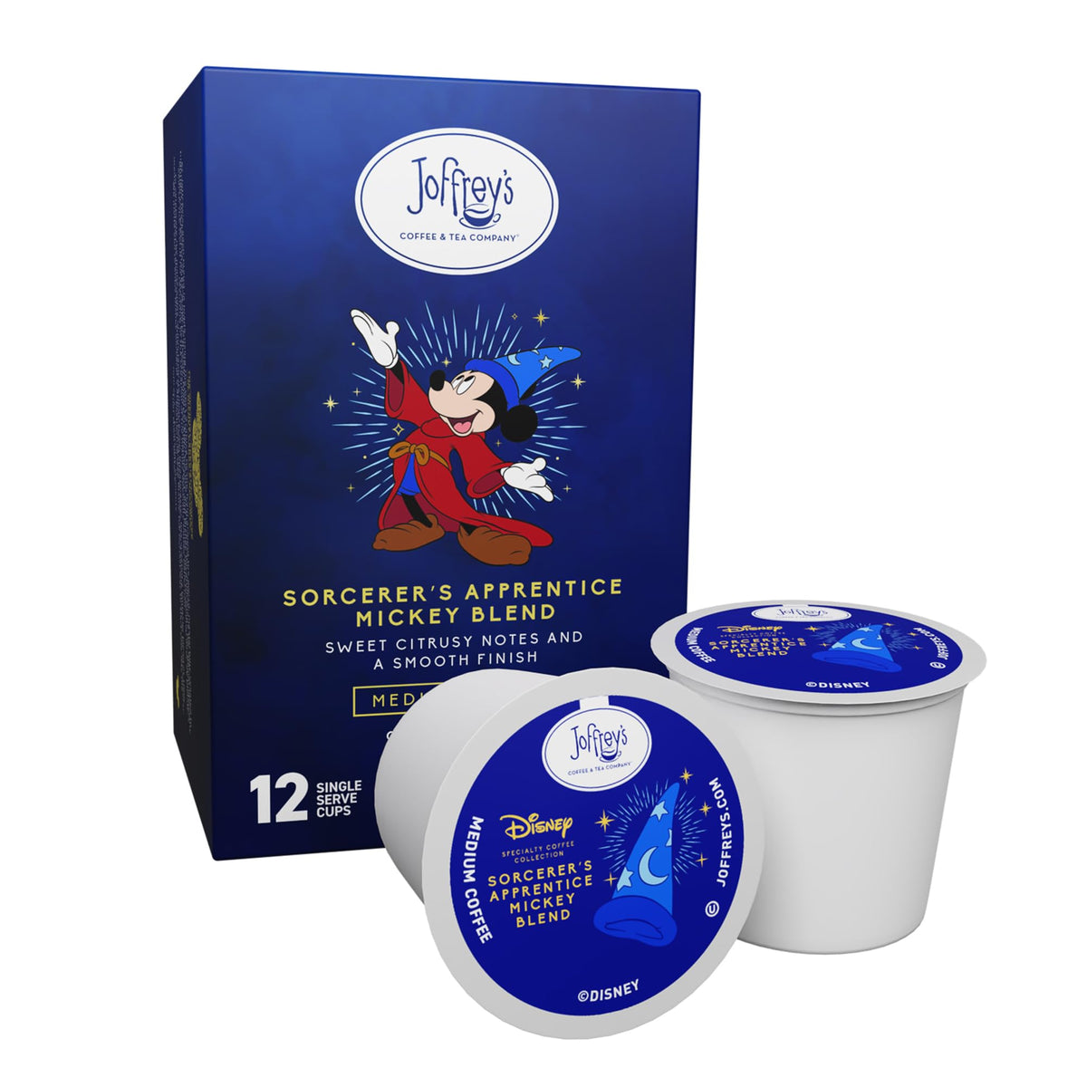 Joffrey's Mickey Blend packaging adds Disney charm to your home coffee ritual.