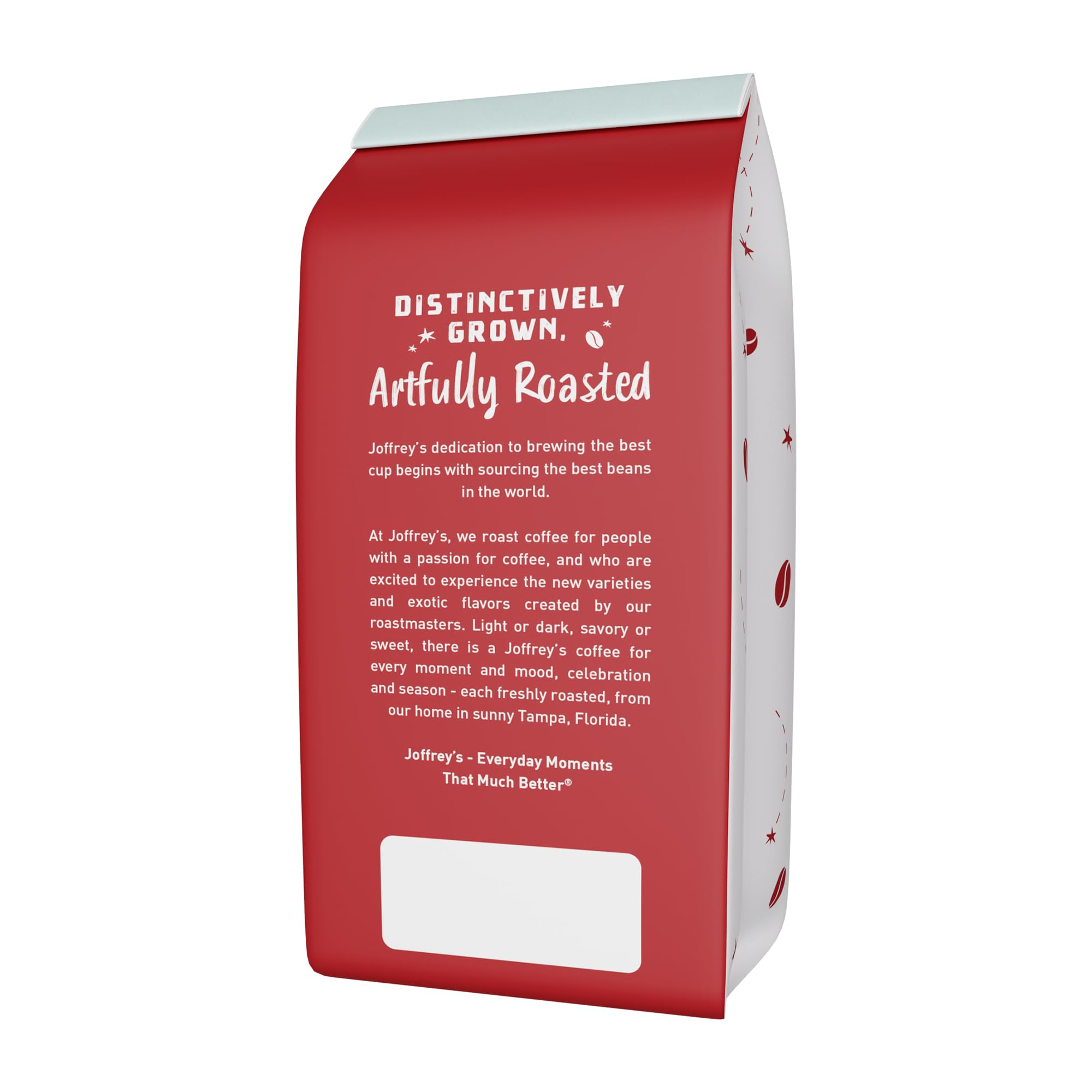 Joffrey's Dubai Chocolate Coffee cup steaming, inviting a comforting morning ritual.