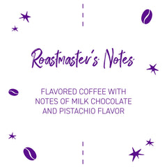 Joffrey's Dubai Chocolate Coffee milk chocolate detail showcases silky sweetness with a bold roast.