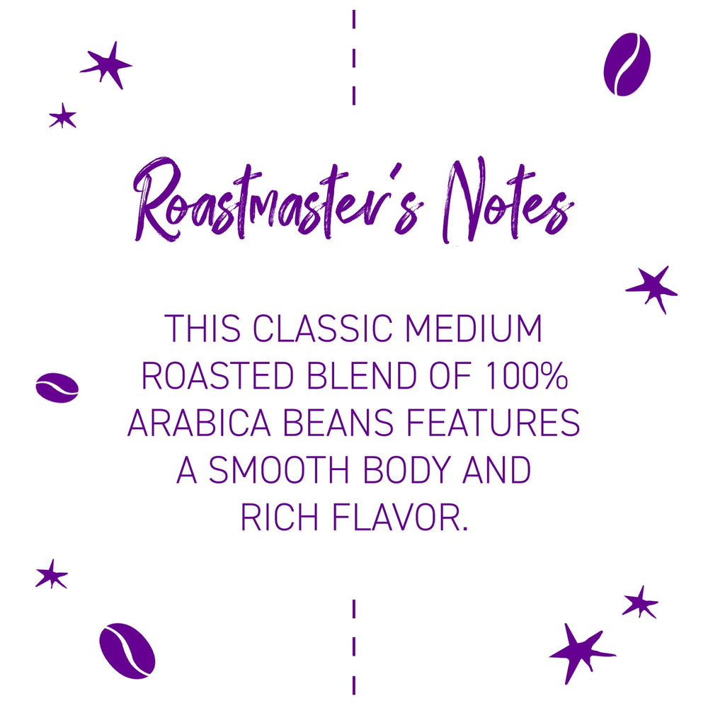 Joffrey's Mickey Mouse Classic Blend roast process image emphasizes in-house freshness