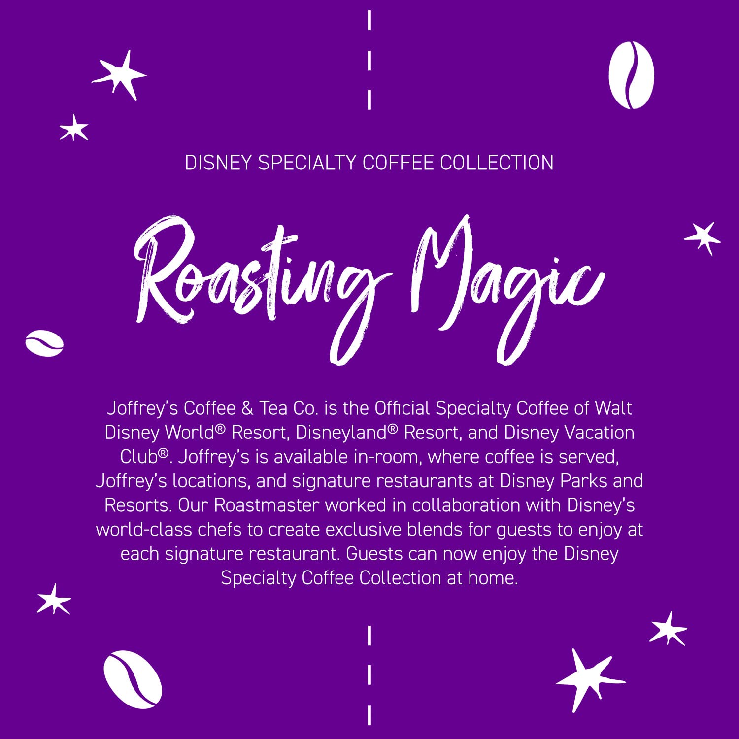 Roastmaster-crafted, in-house roasted coffee for peak freshness and clarity of flavor.