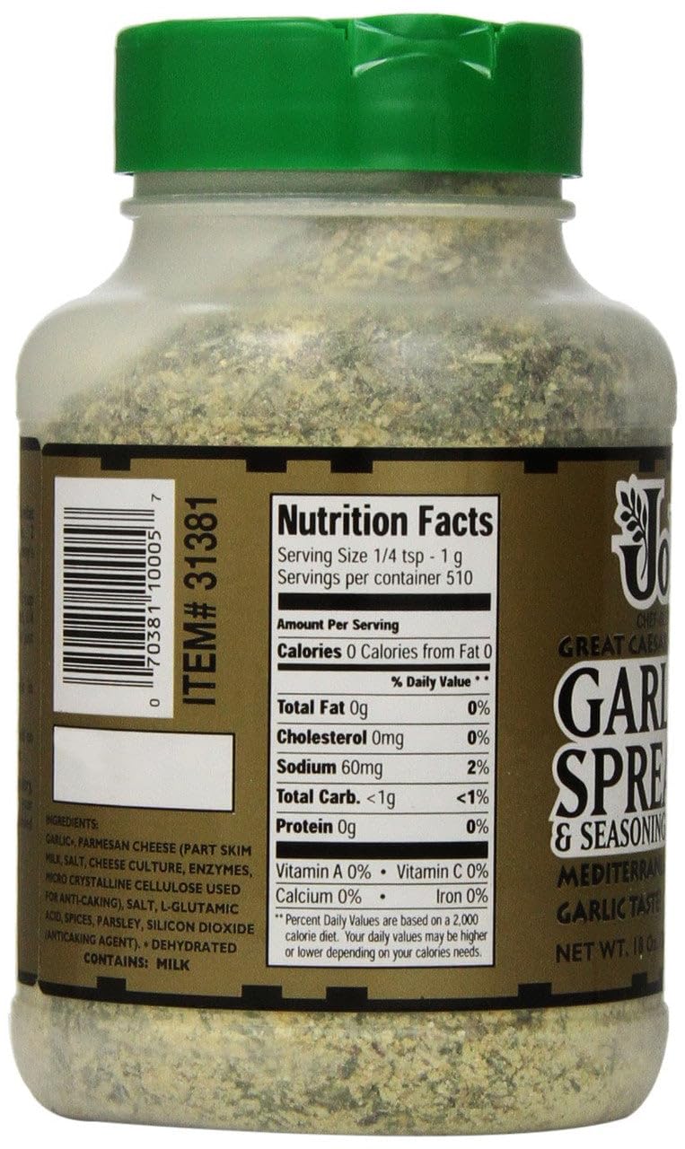 Johnny's Garlic Spread and Seasoning pasta-dish boosts flavor in pastas and noodles