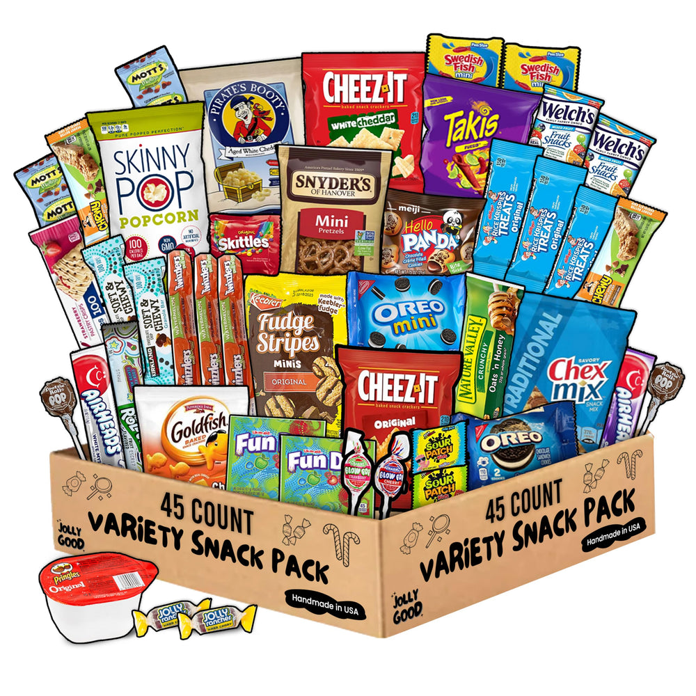 Jolly Good Care Packages with gift wrap and personalized message option.