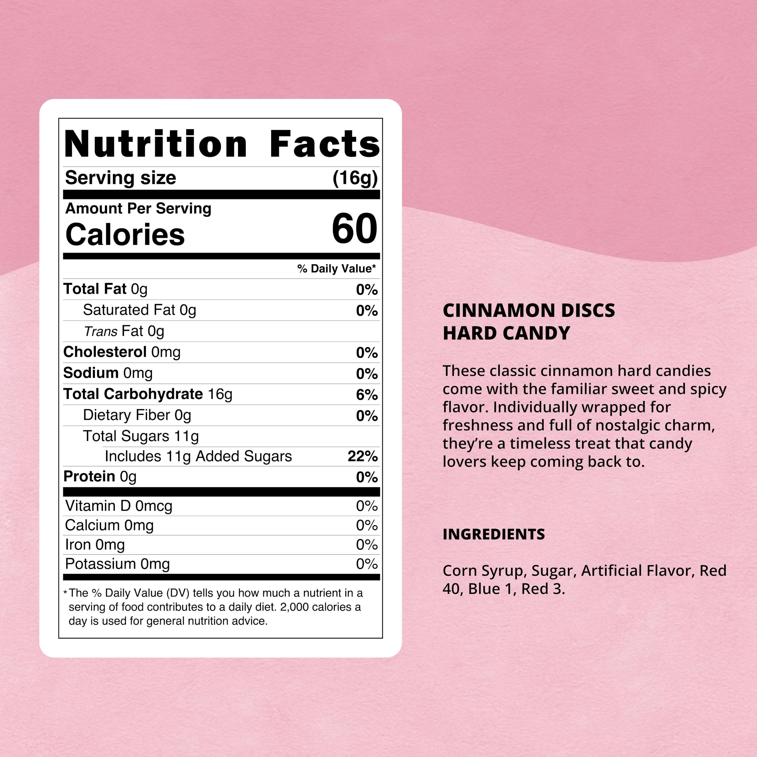 JOLLY MASH Cinnamon Discs closeup highlighting bold cinnamon spice flavor.