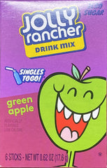 Jolly Rancher 6-box variety pack showing mixed Green Apple and Watermelon flavors
