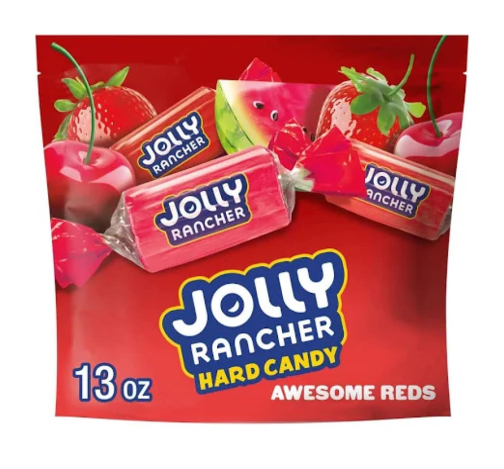 Jolly Rancher Awesome Reds bulk pack side view for storage and on the go
