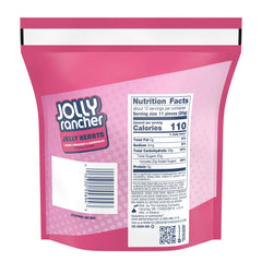 Jolly Rancher Jelly Hearts colors close-up shows cherry, strawberry and watermelon flavors