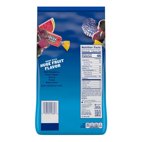 Jolly Rancher blue raspberry hard candy for on-the-go snacking.