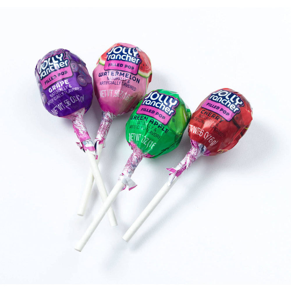 Jolly Rancher Filled Pops individually wrapped freshness