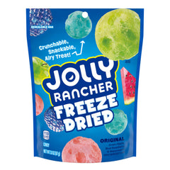 Jolly Rancher Green Apple Freeze Dried flavor in a light bite.