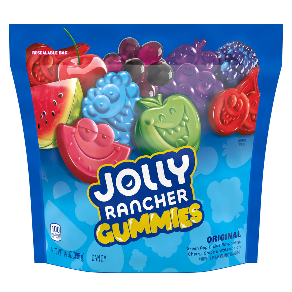 JOLLY RANCHER Gummies soft, chewy texture with bold fruit flavors