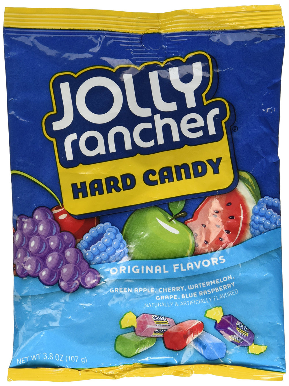 Jolly Rancher Original Flavors apple candy close-up, perfect for daily snacking.