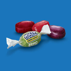 JOLLY RANCHER raspberry candy close up showing bright color