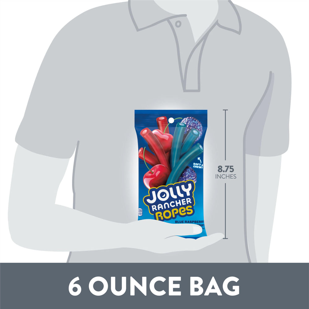 JOLLY RANCHER Ropes colorful bag brightening holiday snacking.