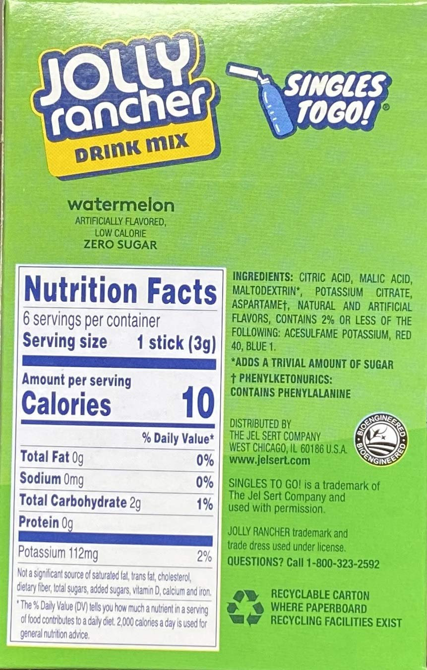 Jolly Rancher singles-to-go packets for on-the-go flavor and hydration