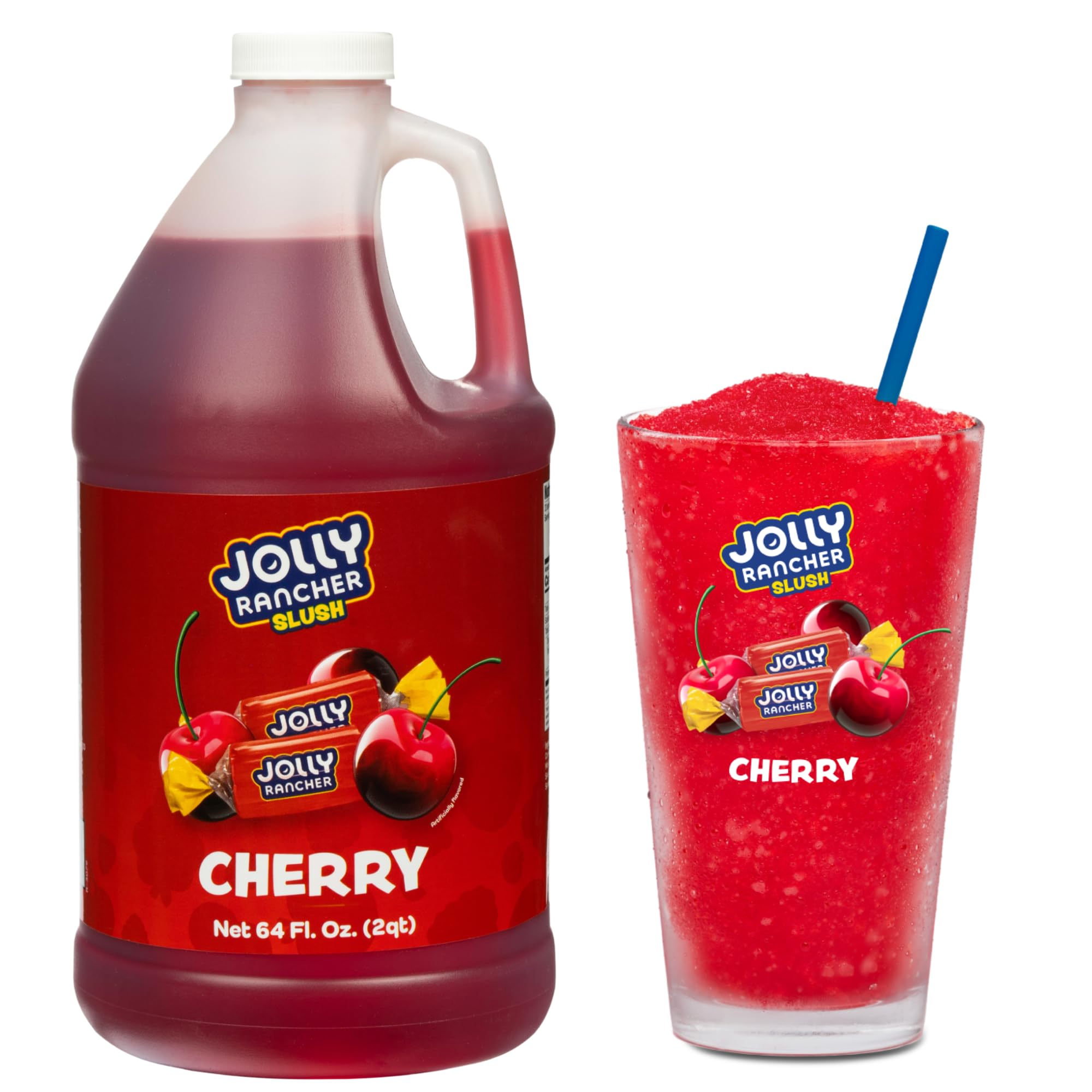 Jolly Rancher Slush Cherry bottle pour enables quick, mess-free serving at busy venues.