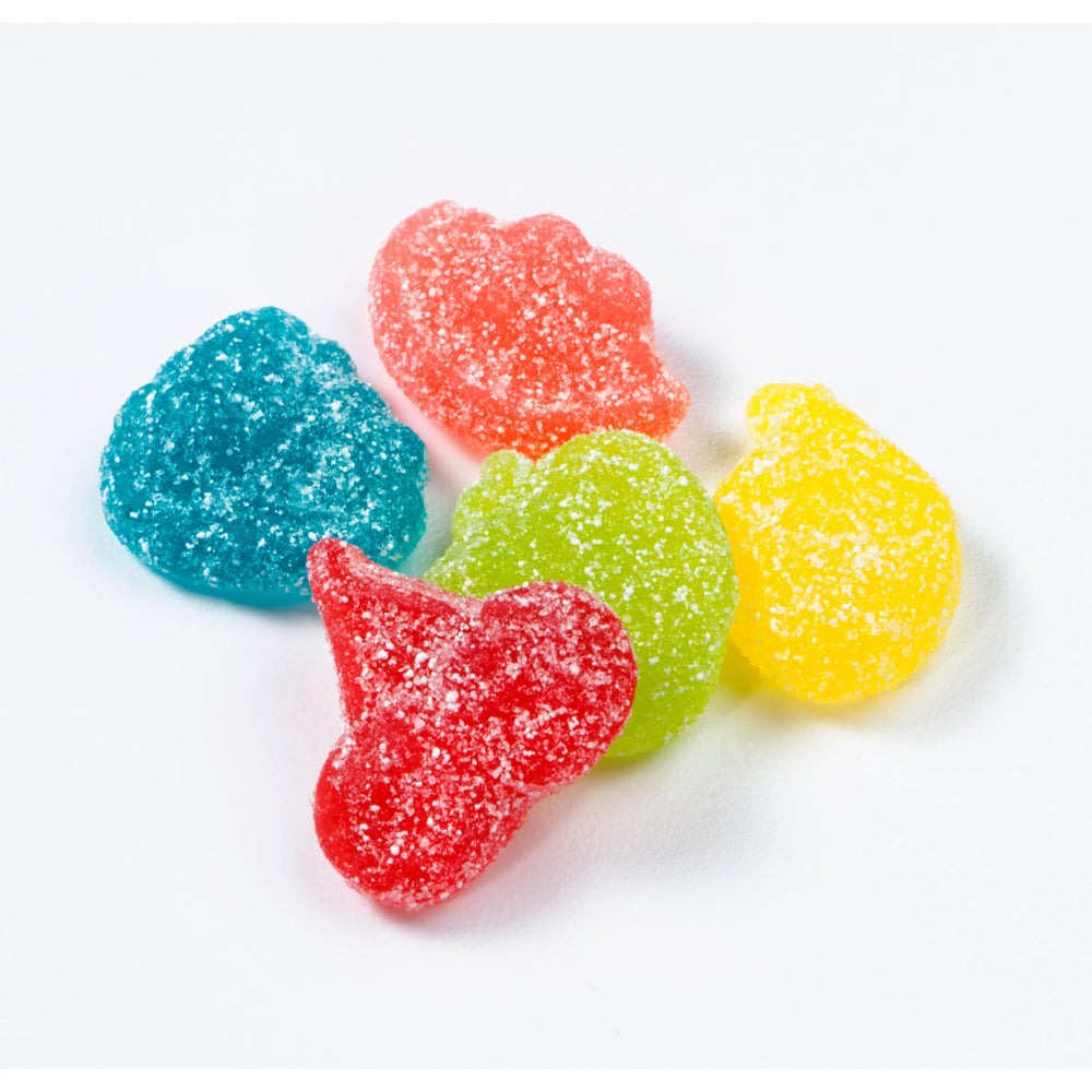 JOLLY RANCHER Sour Gummies cherry close-up adds colorful variety to party candy