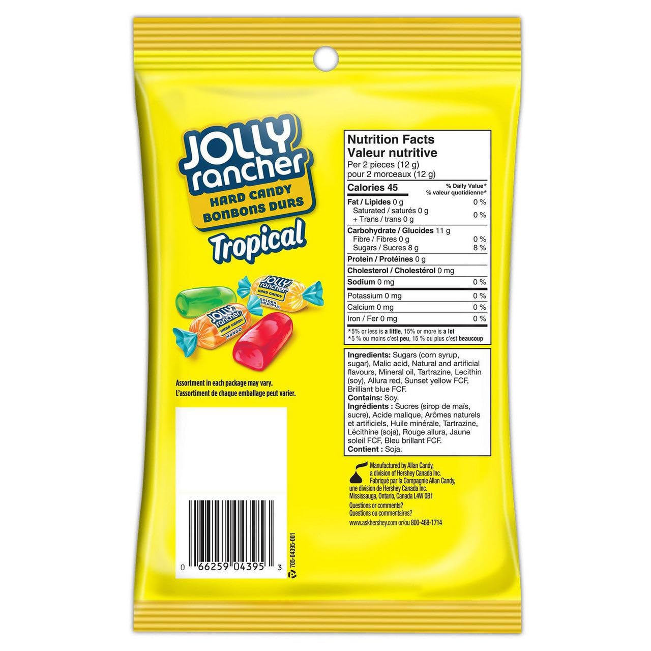 Jolly Rancher tropical fruit punch flavor close-up for bold snacking.