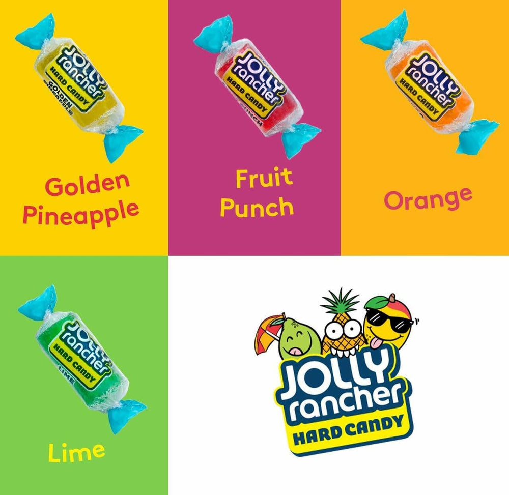 Jolly Rancher mango flavor close-up, lush tropical sweetness for desserts.
