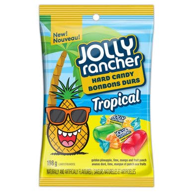 Jolly Rancher Tropical hard candy on the road, ideal road-trip snack.