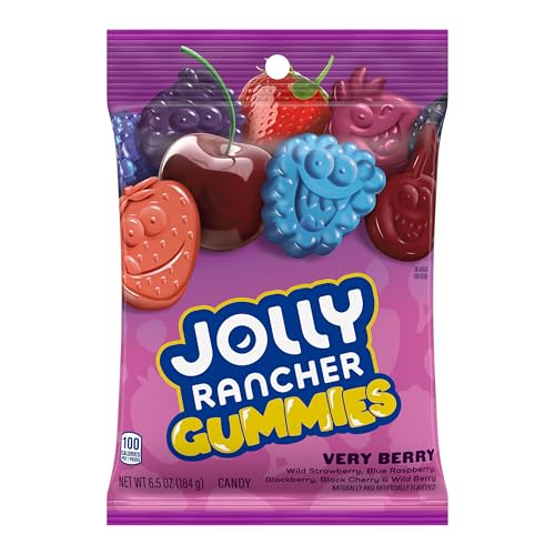 JOLLY RANCHER Very Berry gummies in bag for on-the-go snacking