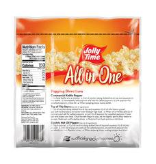 Jolly Time kit oil with coconut oil for rich, buttery flavor.