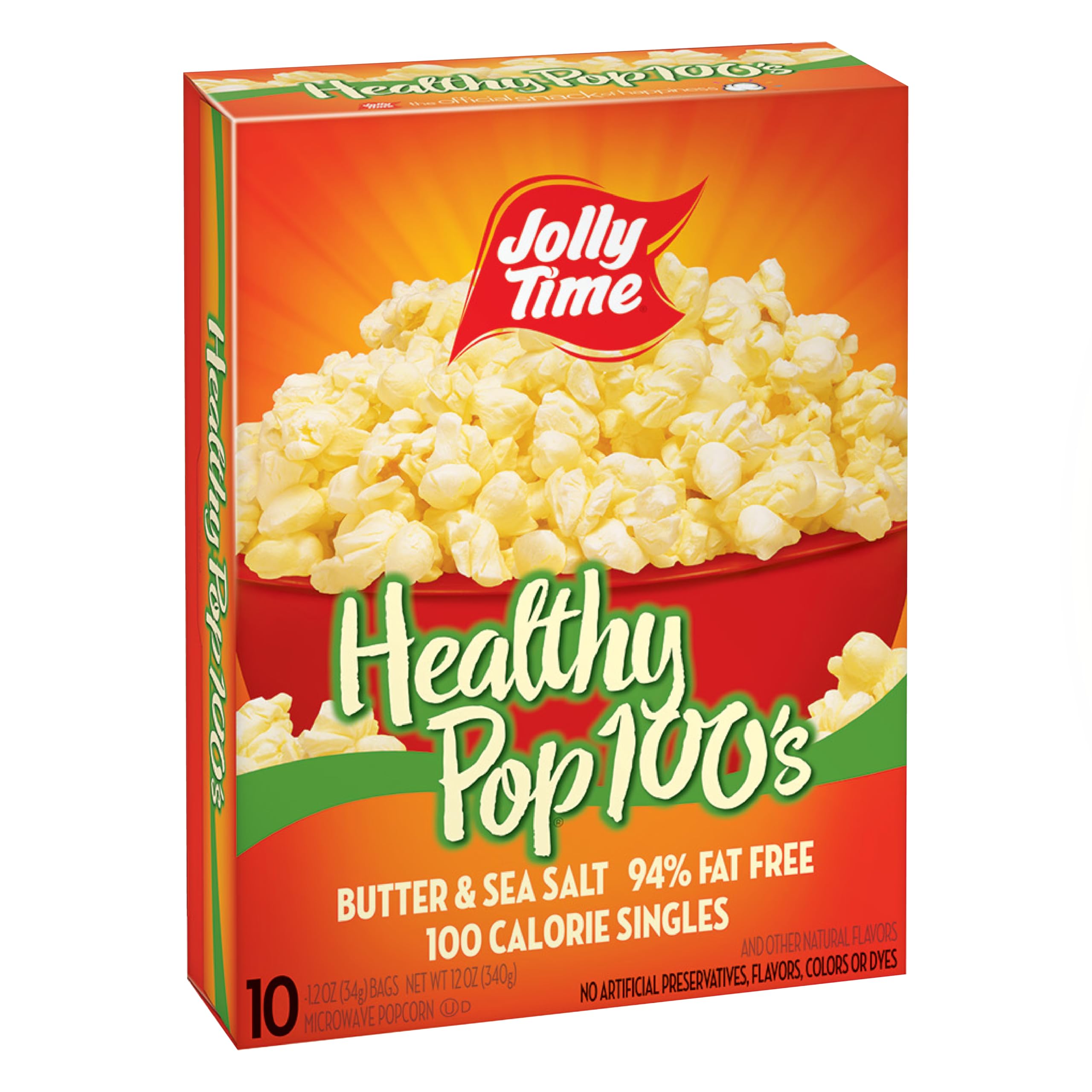 Jolly Time Healthy Pop single-serve bag ideal for on-the-go snacking